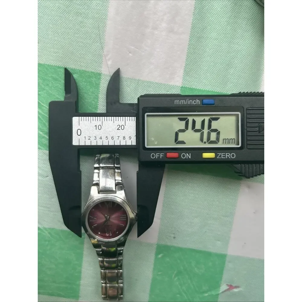 Silver Tone Purple Dial Women’s Quartz Watch
